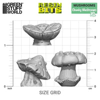 3D-gedrucktes Set – Chunky Mushrooms XL 12963
