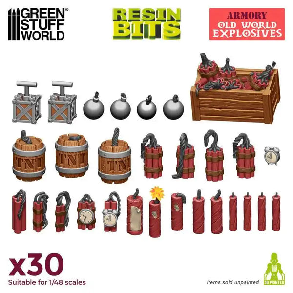 3D-gedrucktes Set – Old World Explosives 12969