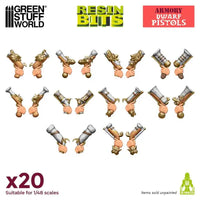 3D-gedrucktes Set – Zwergenpistolen 20x 12972