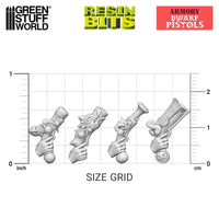 3D-gedrucktes Set – Zwergenpistolen 20x 12972