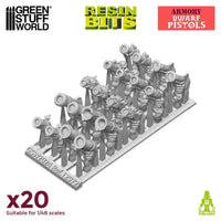 3D-gedrucktes Set – Zwergenpistolen 20x 12972