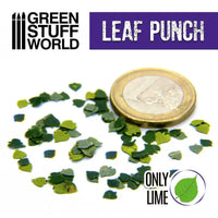 Miniature Leaf Punch Lime Dark Purple Bladpons 1315