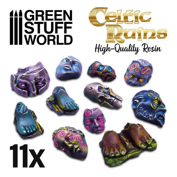 Celtic Ruins Resin Set 11 delig 1462