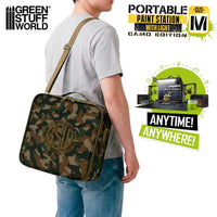 Green Stuff World Miniature Portable Paint Station Camouflage 14647