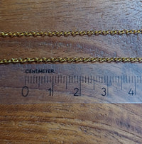 Gliederkette Gold (Optik) 1,5 mm 1 m