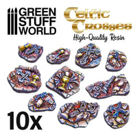 Celtic Crosses Resin Set 10 delig 1697