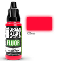 Fluoreszierende Farbe ROT 1704