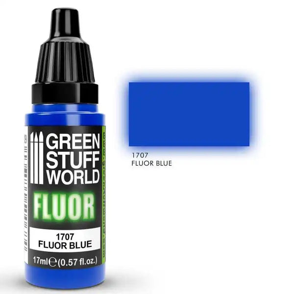 Fluoreszierende Farbe BLAU 1707