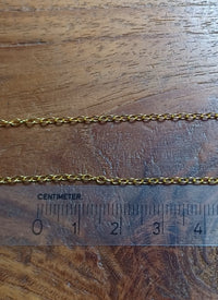 Gliederkette Gold (Look) 2,5 mm 1 m