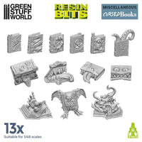 Resin Cursed Books 13x - Cursed Books 2013