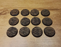 Holzfußboden, 30 mm, runde Sockel, 12 Stück, Das Lied von Eis und Feuer