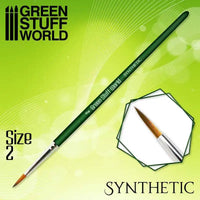 GREEN SERIES 2331 Synthetic Brush - Size 2