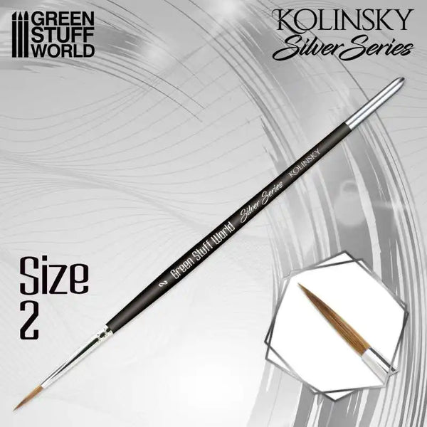 SILVER SERIES 2355 Kolinsky Brush -  Size 2