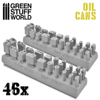 46x Resin Oil Cans - Olie Vaten 2363a