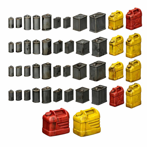Green Stuff World Resin Oil Cans 2363