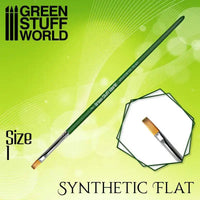 GREEN SERIES 2458 Flache Synthetikbürste Größe 1