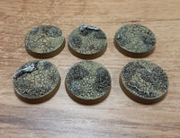 Wüsten-Rundbases (25 mm), 6 Stück, Star Wars