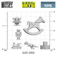 3D-gedrucktes Set – Kinderspielzeug-Set aus Kunstharz – Kinderspielzeug-Set 2692