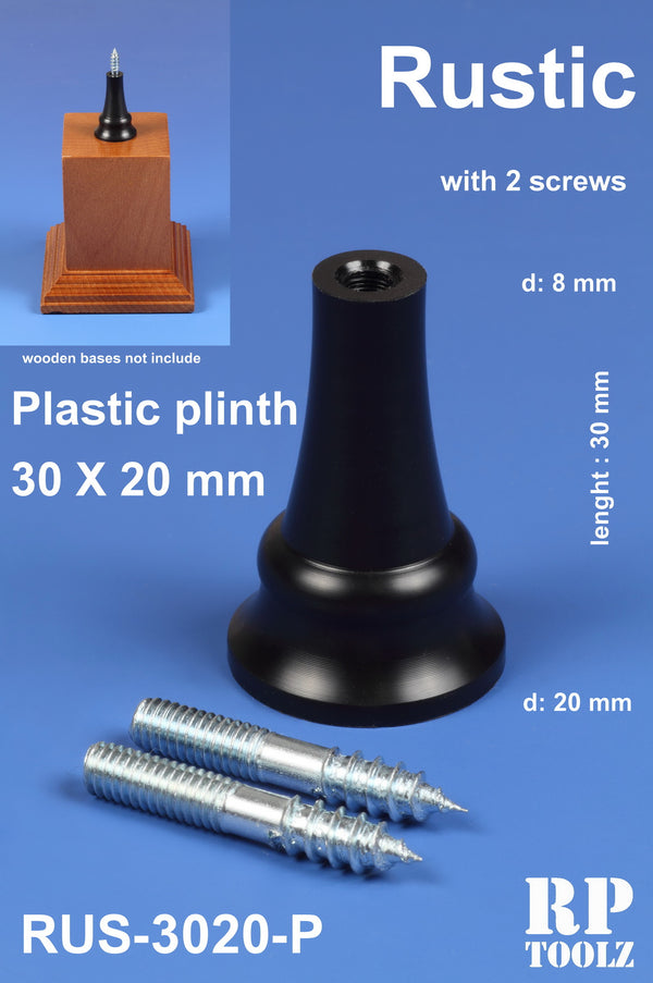 Rustic plastic plinth 30x20 mm RUS-3020P RP Toolz