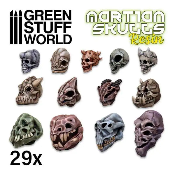 ALIEN Schädel 29x Harz Set 3102