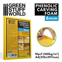 Phenolharz-Schnitzschaumstoff 6 mm - A4-Format 3242