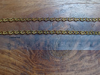Gliederkette Gold (Optik) 3,5 mm 1 m