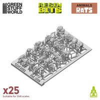 3D-gedrucktes Set – Kleine Ratten 3508