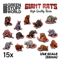 15x Riesenratten-Resin-Set 3509