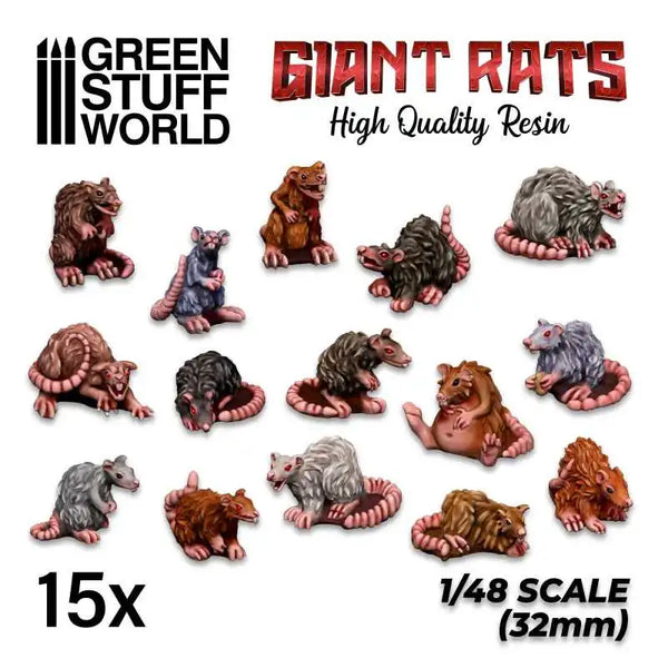 15x Riesenratten-Resin-Set 3509