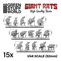 15x Riesenratten-Resin-Set 3509