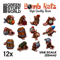 12x Bomb RATS - Harzbausatz 3510