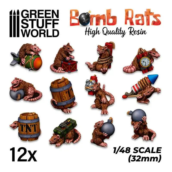 12x Bomb RATS - Harzbausatz 3510
