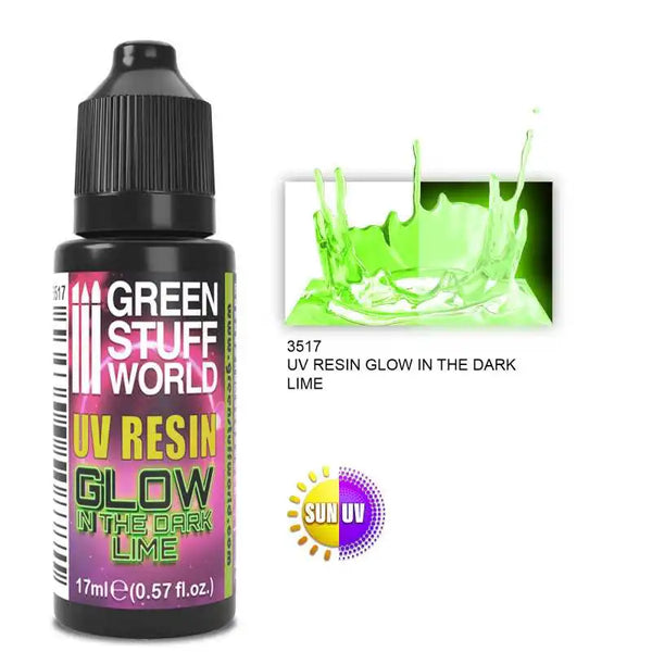 UV RESIN 17ml LIME - Glow in the Dark 3517