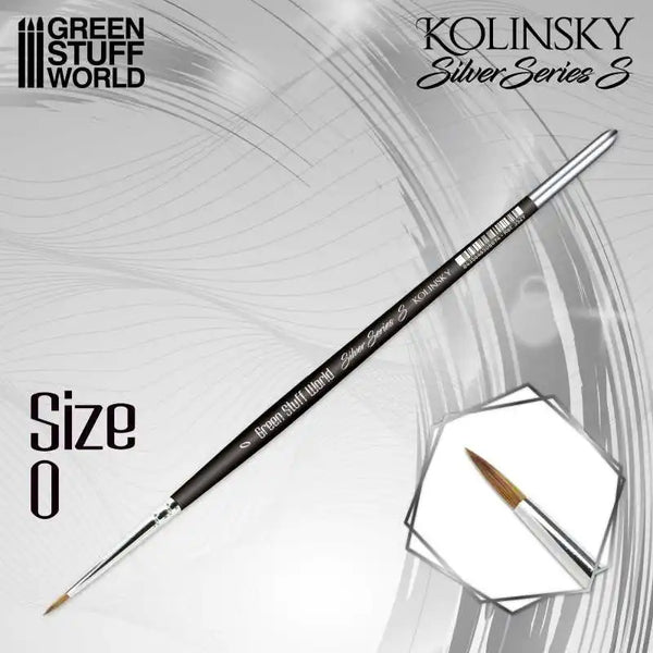SILBERSERIE 3529 Kolinsky-Pinsel (S) - Größe 0
