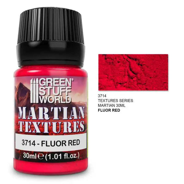 Strukturfarbe – Marsianisch – Fluoreszierendes Rot 30 ml 3714