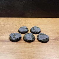 Schiefer-Rundfüße, 32 mm, 5 Stück