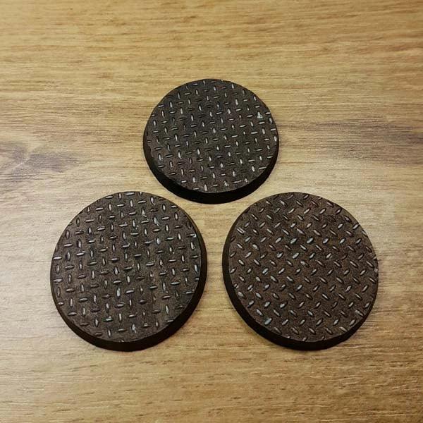 Riffelblech 40 mm 40K Sockel 3 Stück