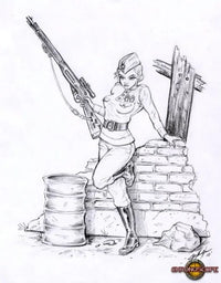 Ivanetta Kozlov, Russian Sniper 50226 (metal)