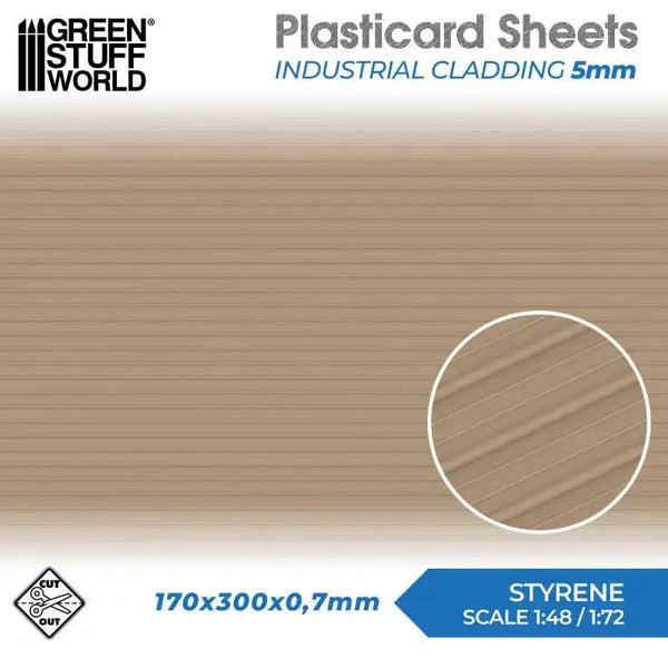 Plasticard Industrie-Verkleidungsplatte, Strukturplatte 5 mm 5062