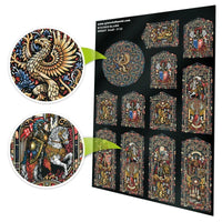 Knight Stained Glass - Small 5132
