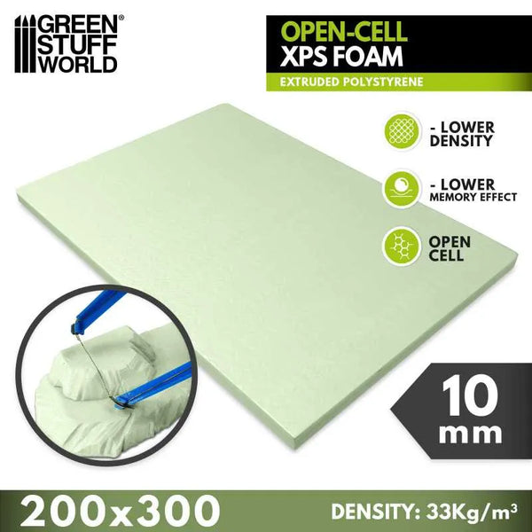 Offenzelliger XPS-Schaumstoff 10 mm 200x300 5393