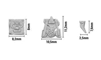 Small Ork plates (34x) - 3D printed set 12306