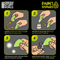 Green Stuff World Teardrop paint sponges 6545