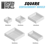 5x Containment Moulds for Bases - Square 2141