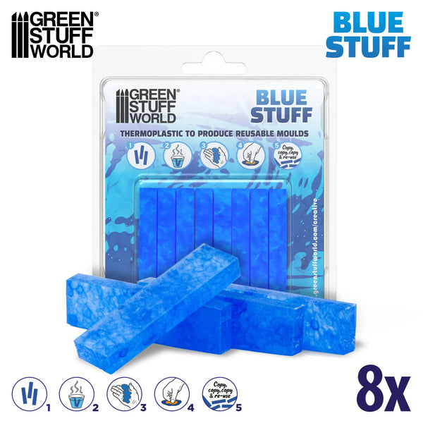 Blue Stuff Mold 8 Bars 9016