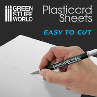 Styrene sheets 1 mm Pack x5 13224