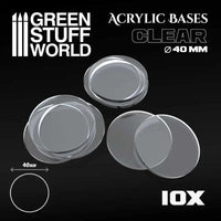 Acrylsockel - Rund 40 mm KLAR 9294