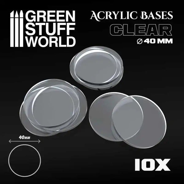 Acrylsockel - Rund 40 mm KLAR 9294