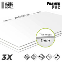 Geschäumtes PVC 1 mm 9305