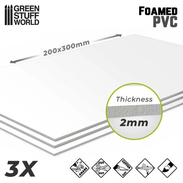 Geschäumtes PVC 2 mm 9306
